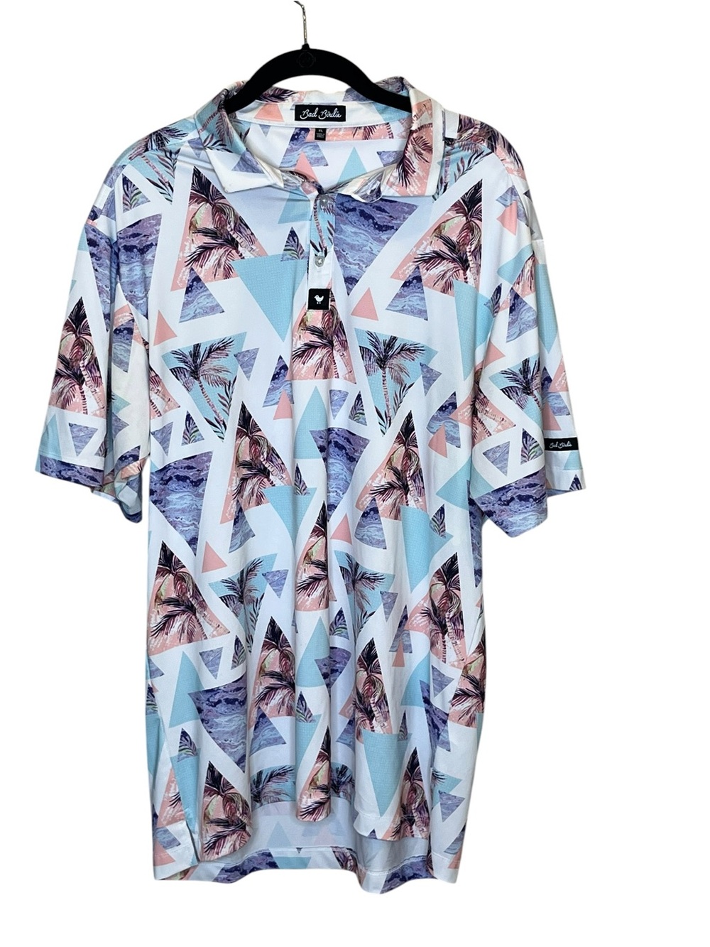 BAD BIRDIE Palm Tree Cali Polo Shirt